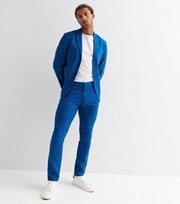 New Look Bright Blue Skinny Suit Trousers